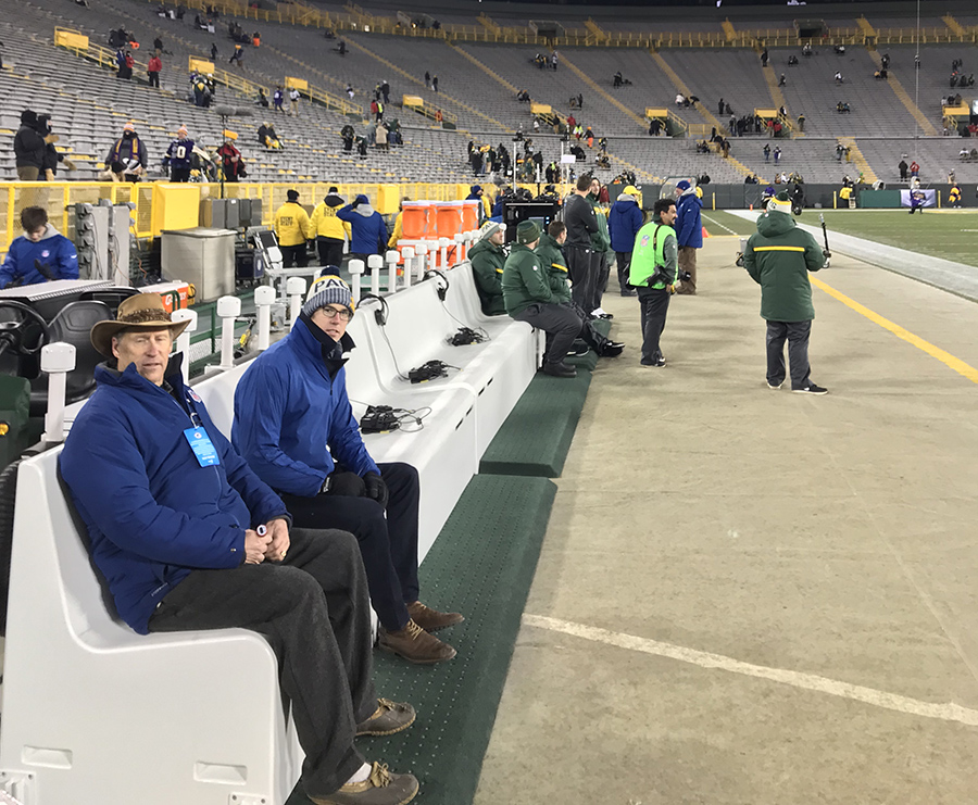 Green Bay Packers Sideline Benches By