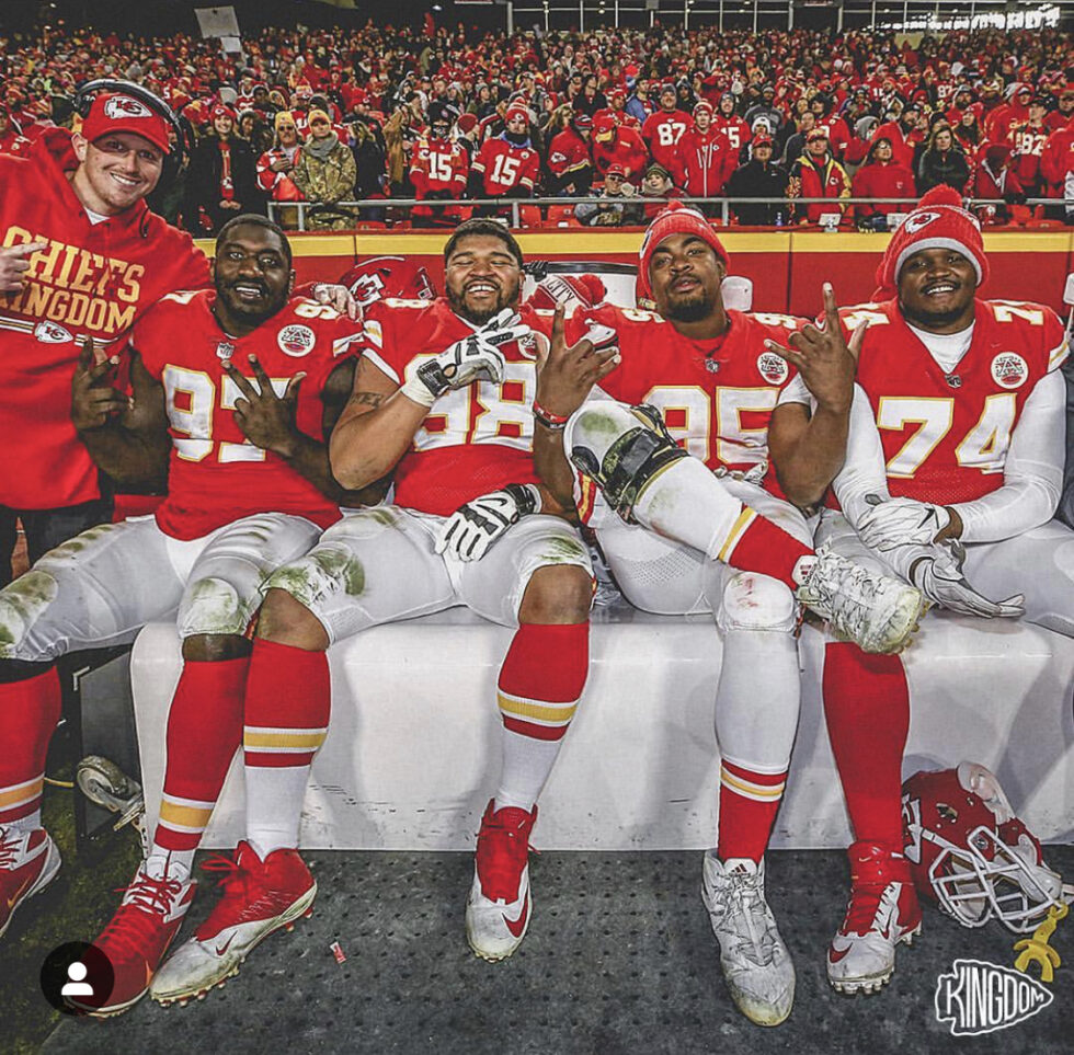 Kansas City Chiefs Sideline Benches by Dragon Seats